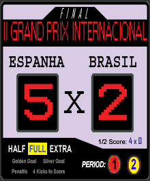 Espanha 5x2 Brasil