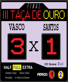 Vasco 3x1 Santos