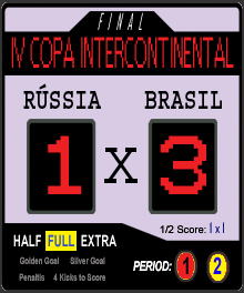 Rússia 1x3 Brasil
