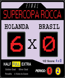 Holanda 6x0 Brasil