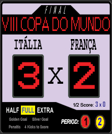 Itália 3x2 França